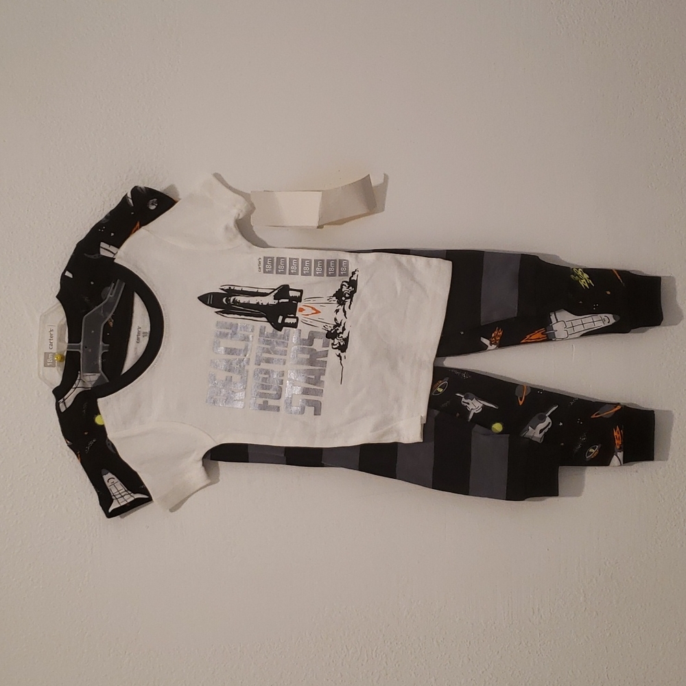 NWT Carter's Baby Boys 4-pc. Pajama Set. REACH FOR THE STARS